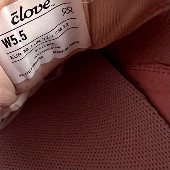 Clove Classic Nursing Clarino Vegan Leather Elastic Cushion Sneaker Shoe Pink Up - Picture 15 of 17